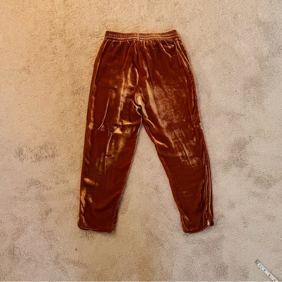 Madewell Gold Velvet Track Pants, size M - Picture 10 of 15